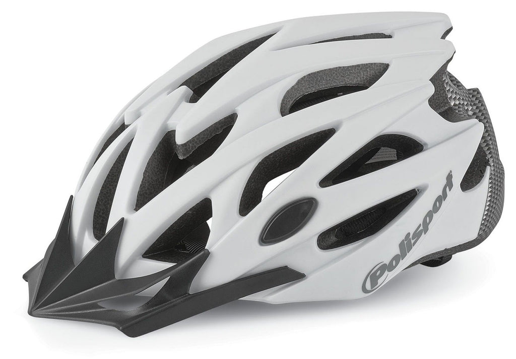 Polisport twig fietshelm m 55-58cm wit mat carbon