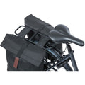 BASIL Tas city dubbel zwart | 28-32l
