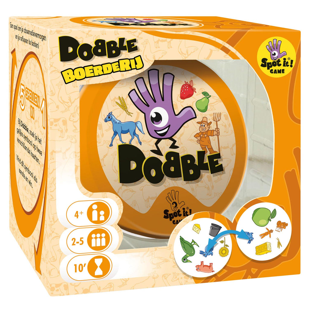 Asmodee dobble boerderij kaartspel