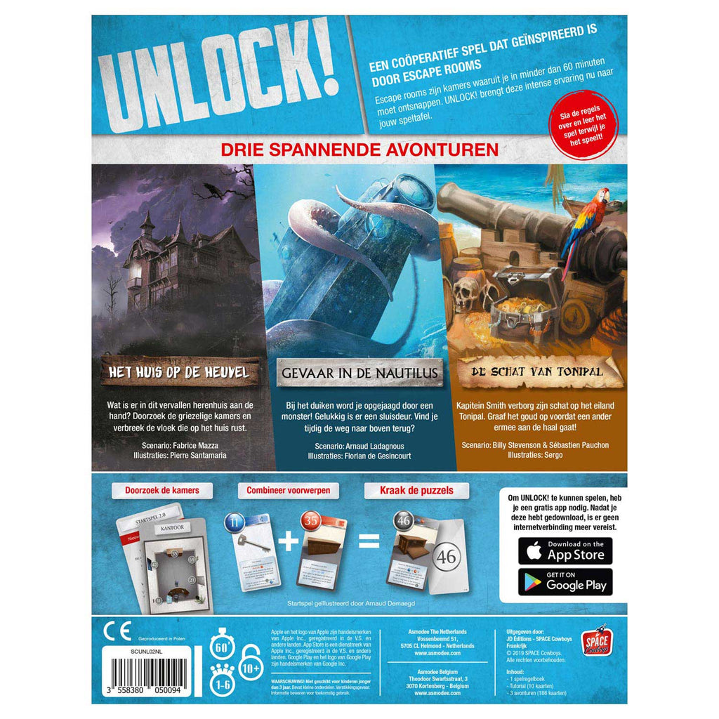 Space cowboys unlock! 2 mysterieuze avonturen