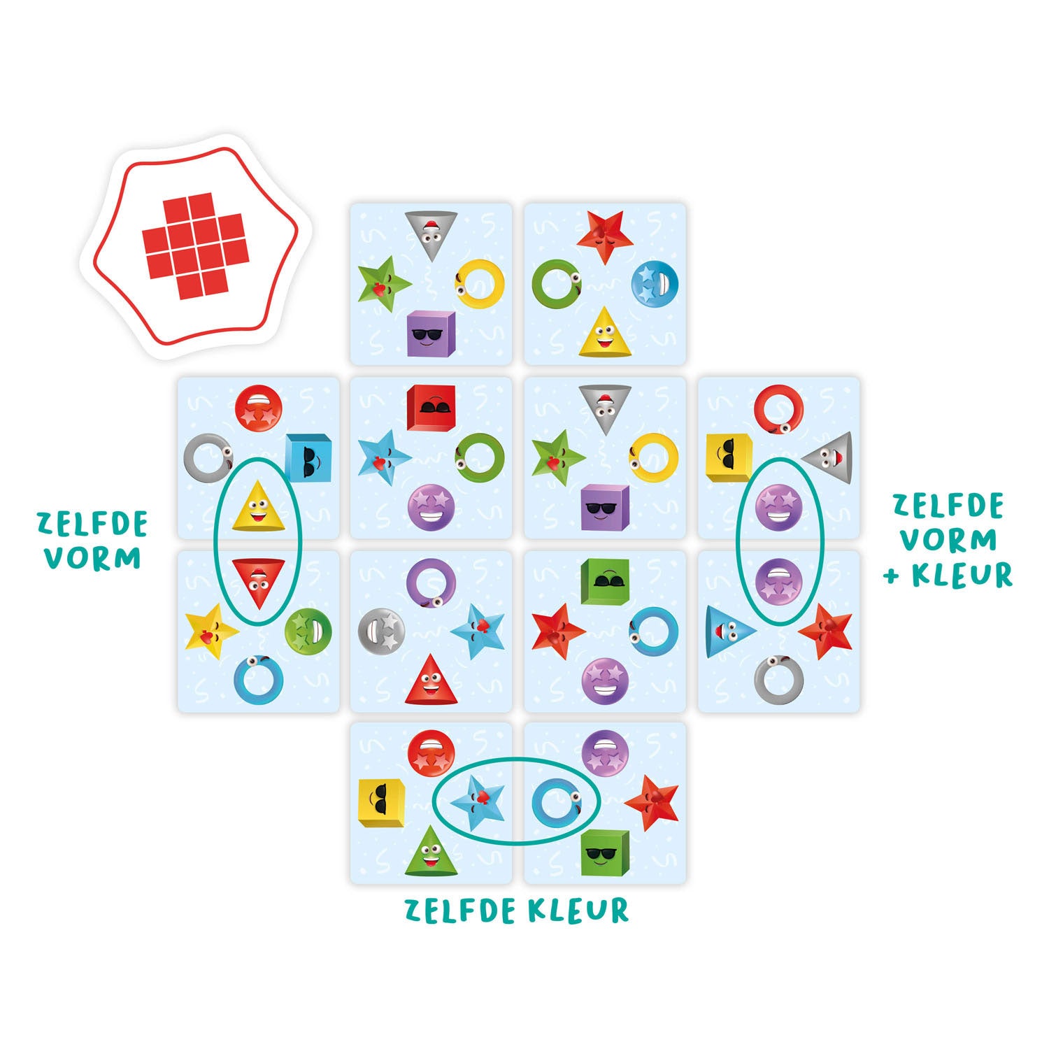 flexiq pattern party! kaartspel