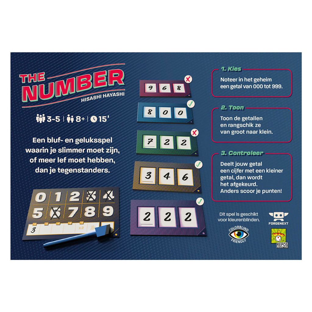 asmodee the number bordspel