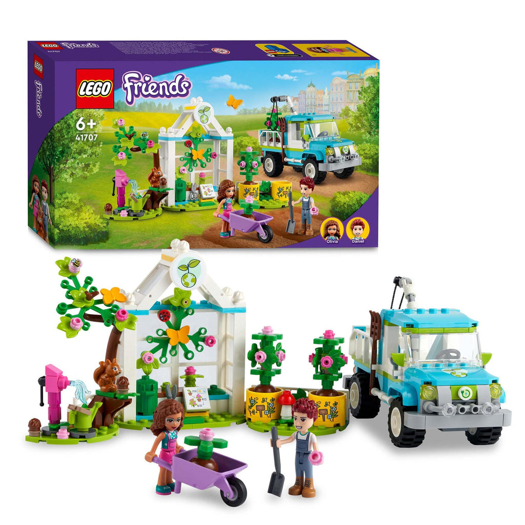 Lego friends - 41707 bomenplantwagen en boomkwekerij