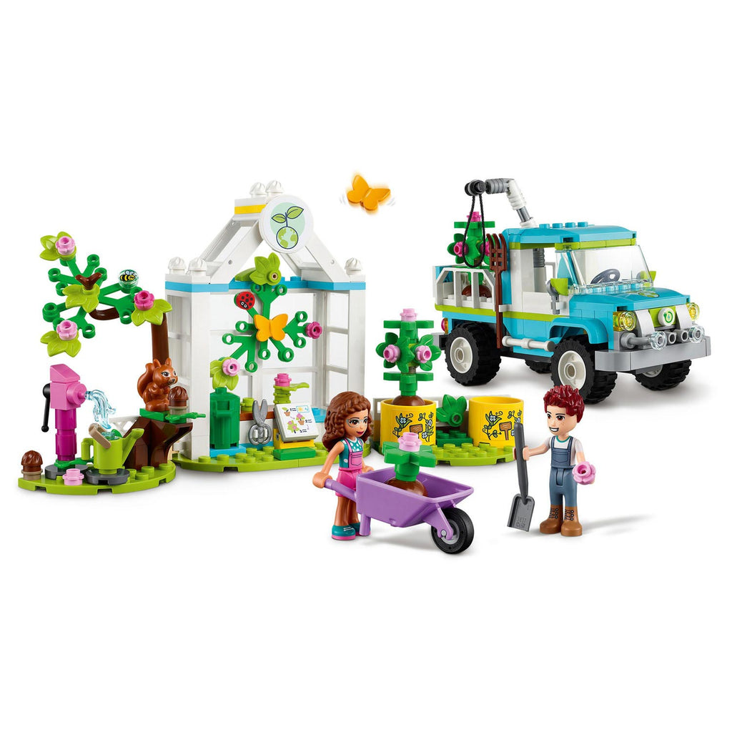 Lego friends - 41707 bomenplantwagen en boomkwekerij