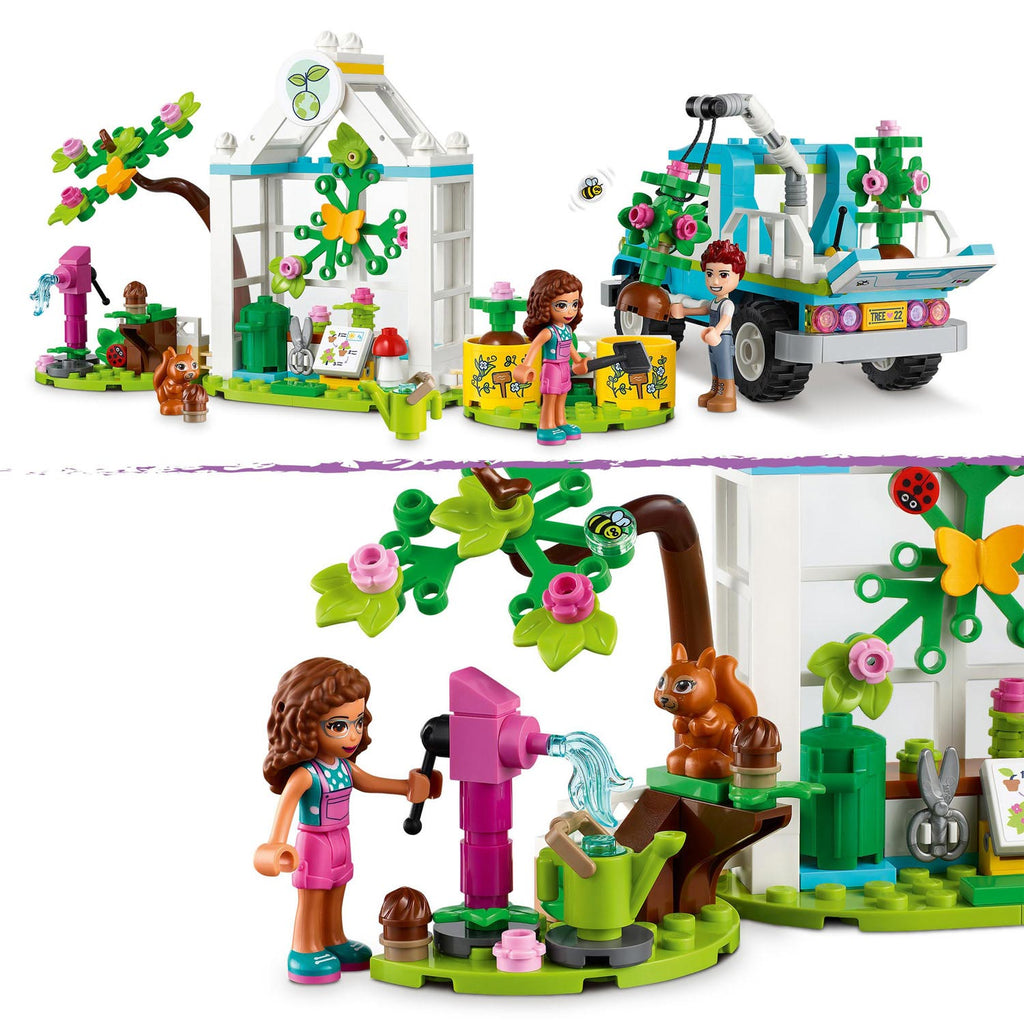 Lego friends - 41707 bomenplantwagen en boomkwekerij