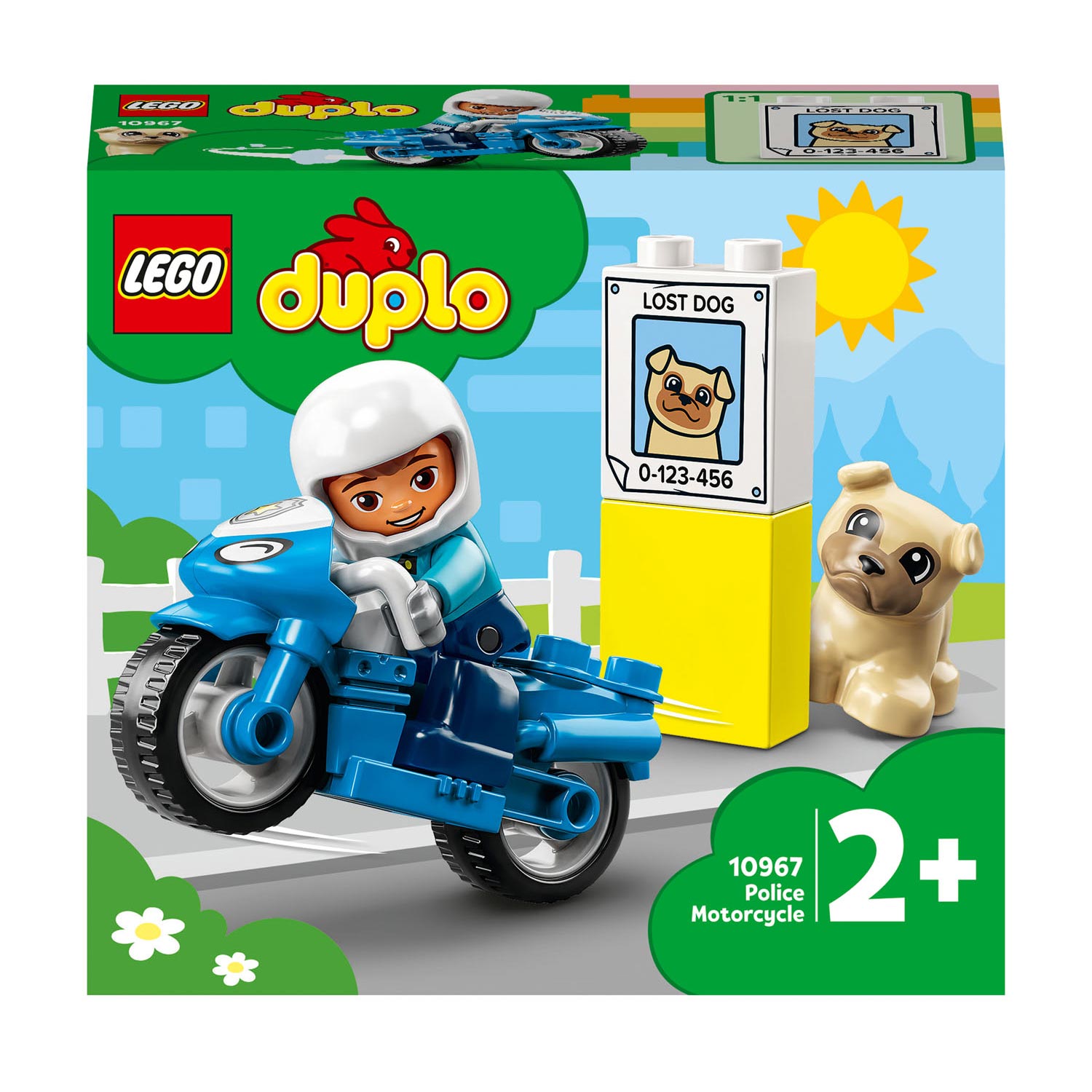 Lego duplo - politiemotor constructiespeelgoed (10967)