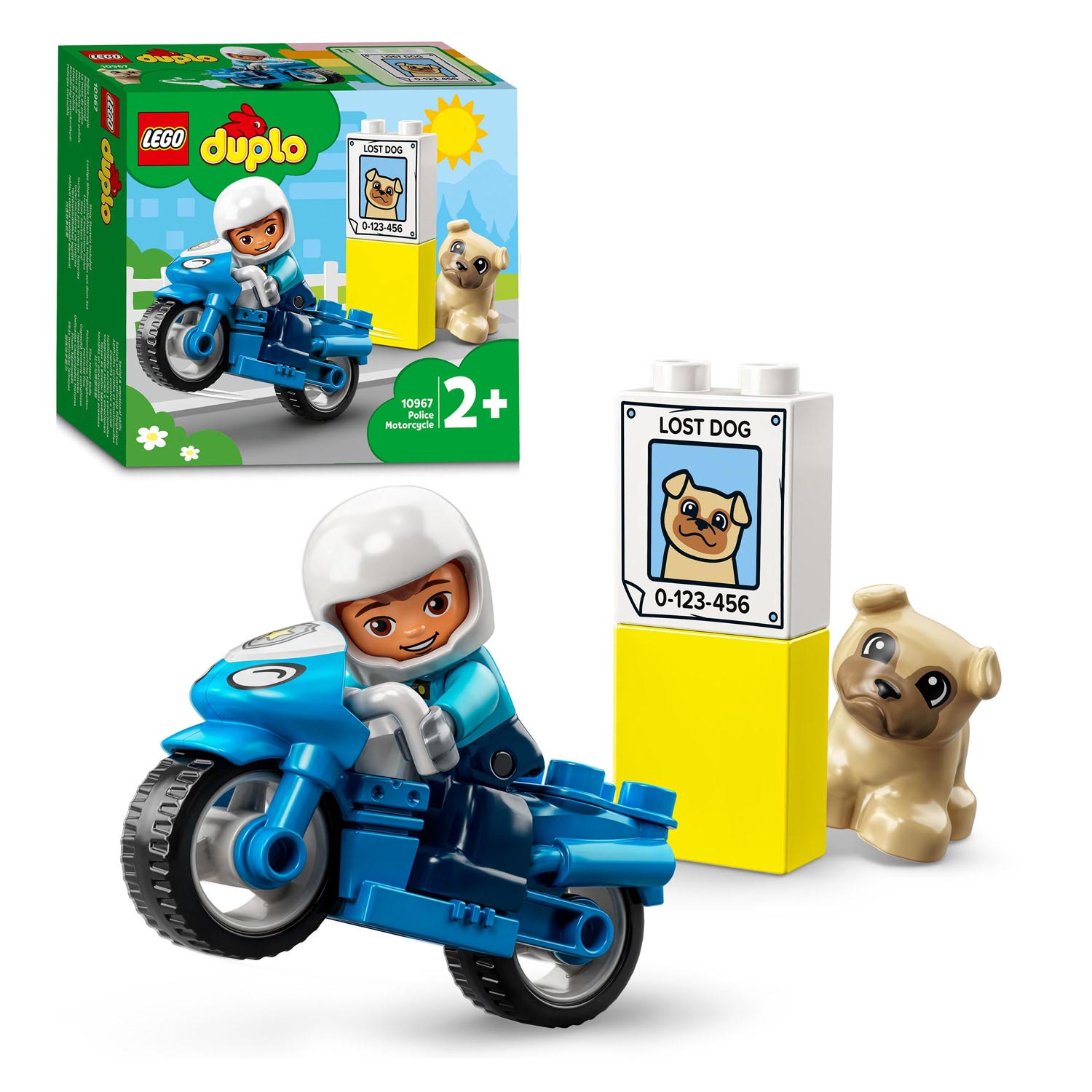Lego duplo - politiemotor constructiespeelgoed (10967)