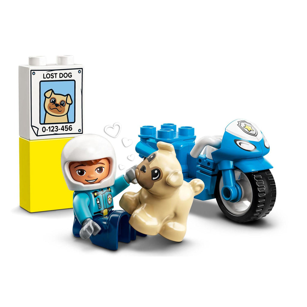 Lego duplo - politiemotor constructiespeelgoed (10967)