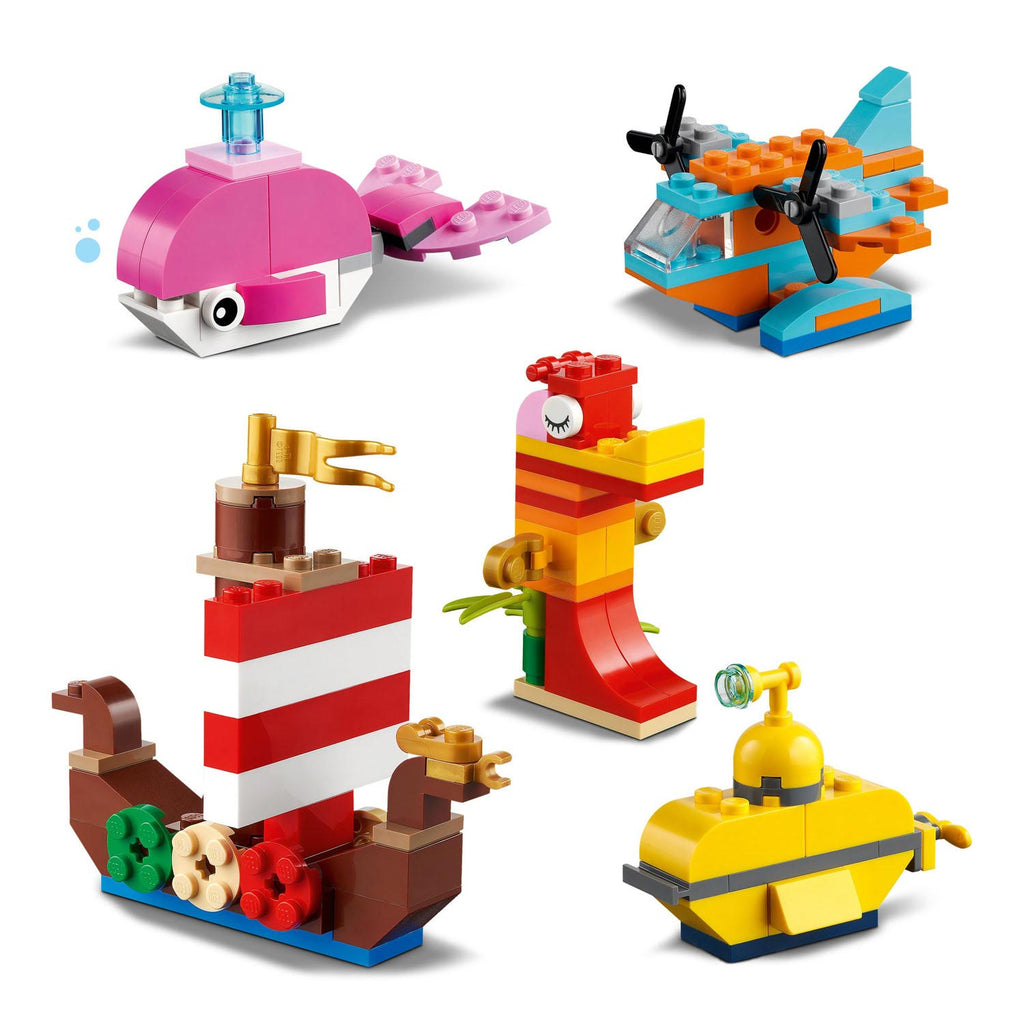 Lego classic - creatief zeeplezier constructiespeelgoed (11018)