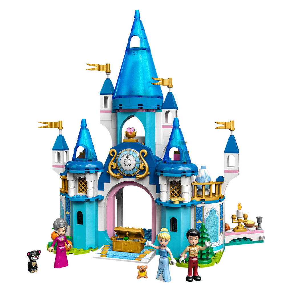 Lego disney princess - het kasteel van assepoester en de knappe prins constructiespeelgoed (43206)