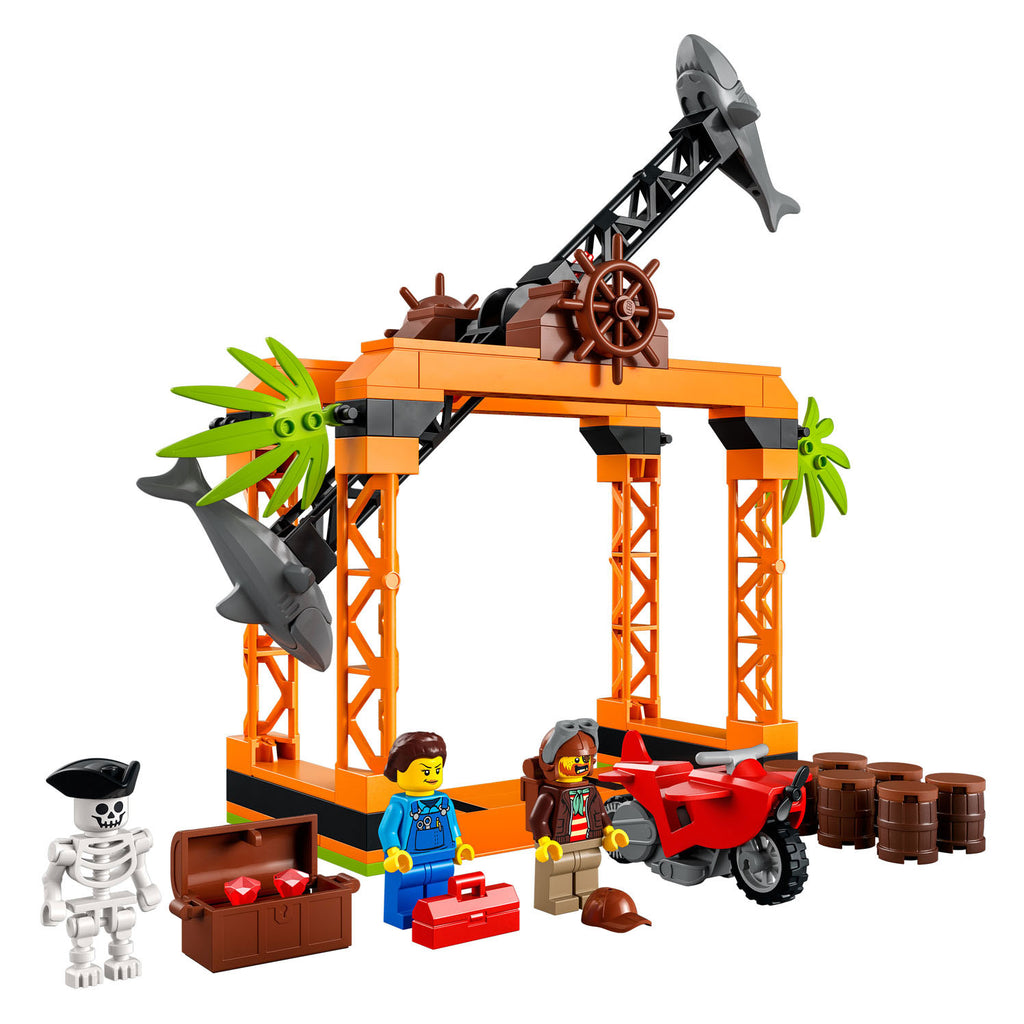 Lego city de haaiaanval stunt set de uitdaging 60342