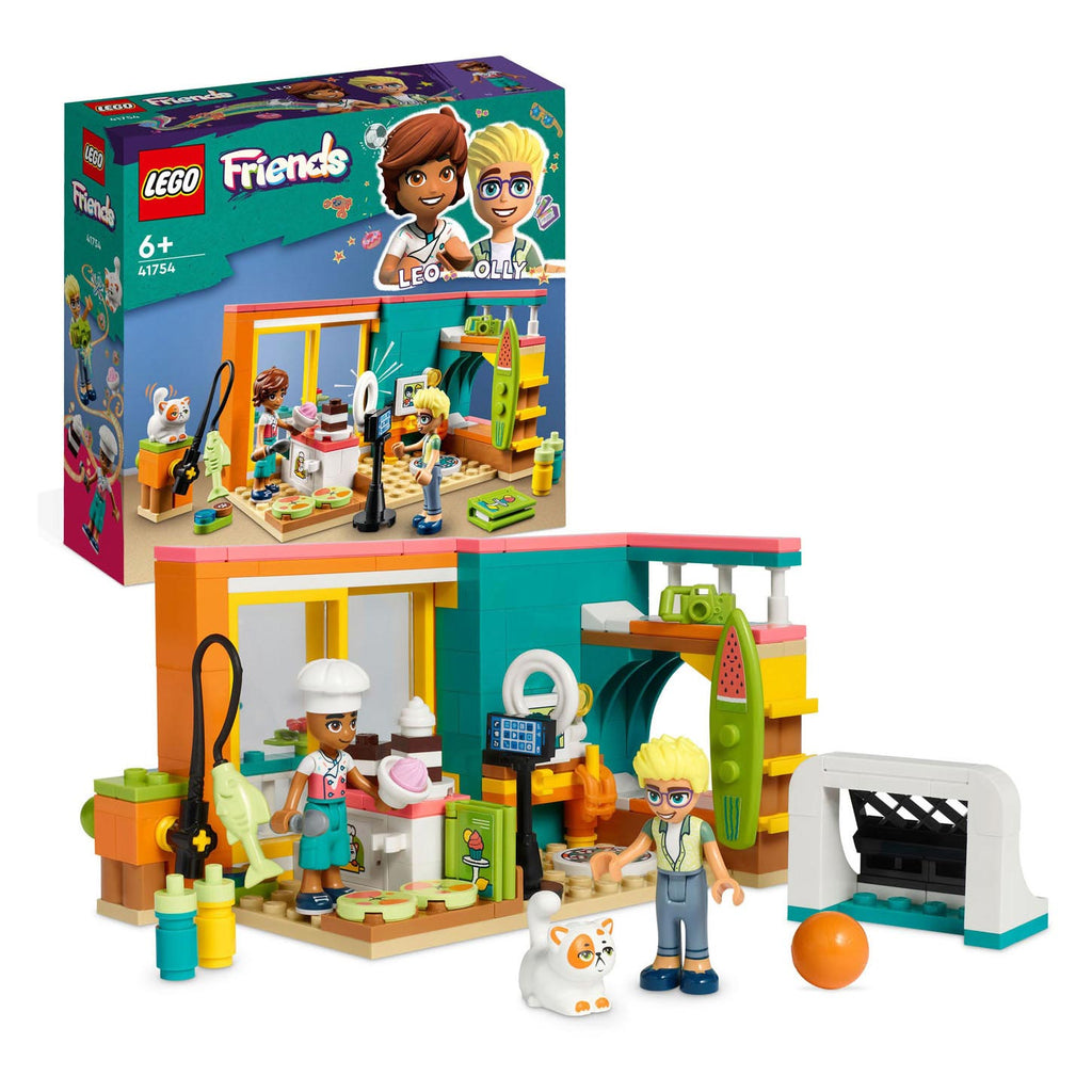 Lego friends - leo’s kamer constructiespeelgoed (41754)