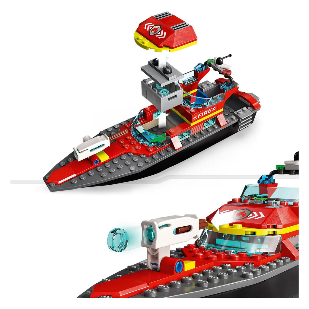 Lego city brandweer reddingsboot 60373