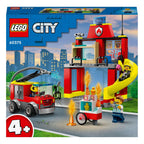 Lego City 60375 Brandweerkazerne en Brandweerwagen