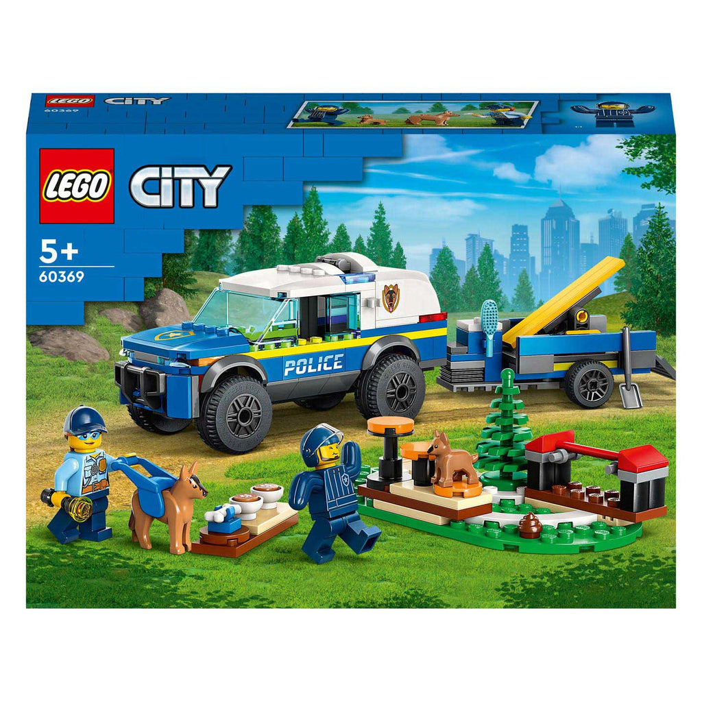 Lego city - 60369 mobiele training set voor politiehonden
