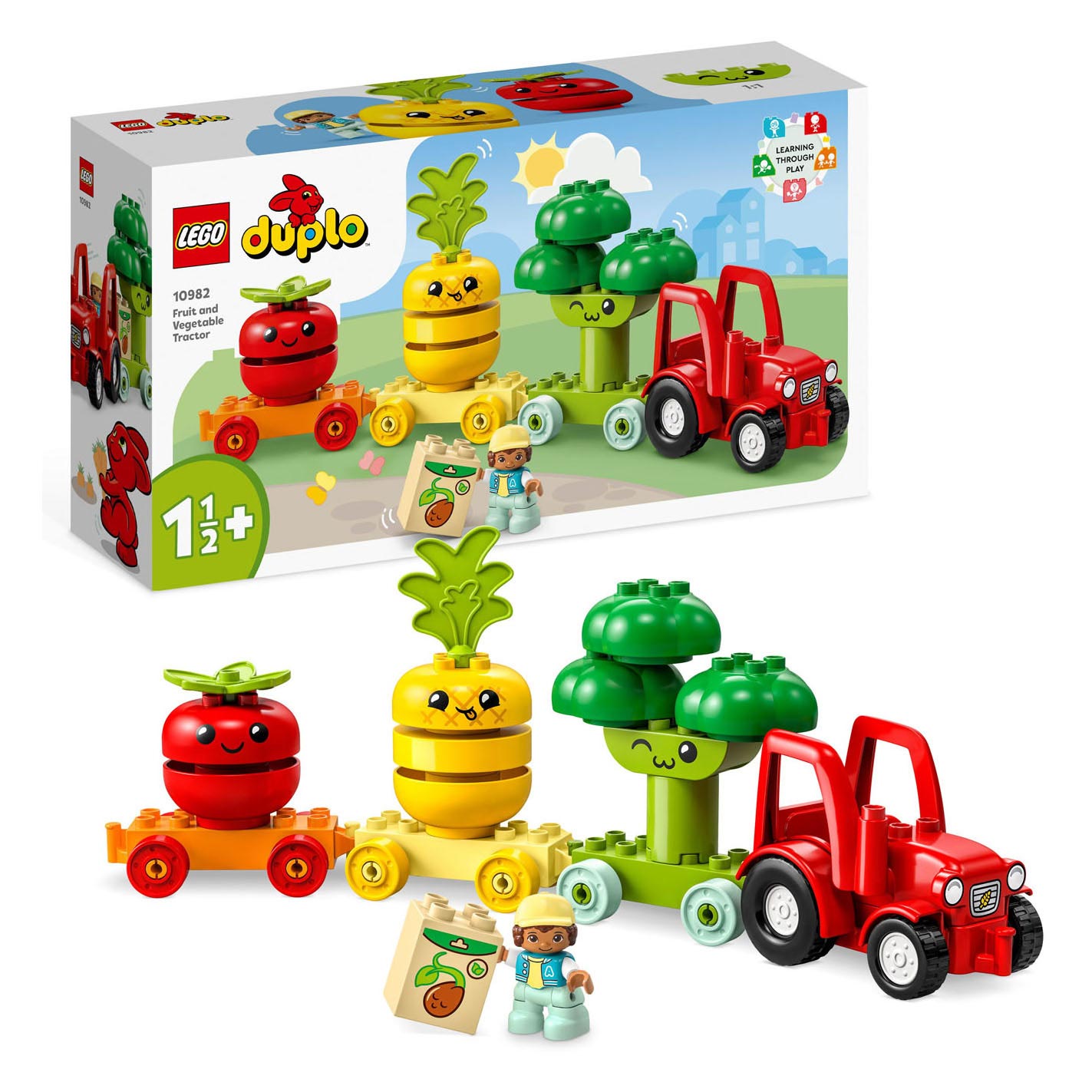 Lego duplo - 10982 fruit- en groentetractor