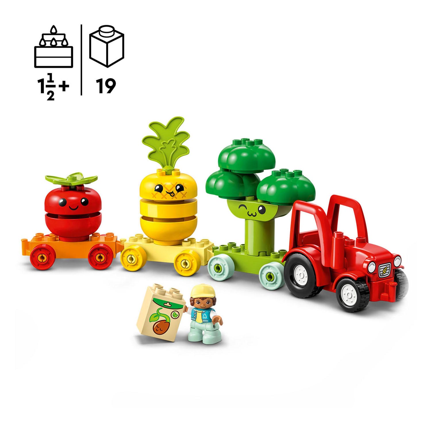 Lego duplo - 10982 fruit- en groentetractor