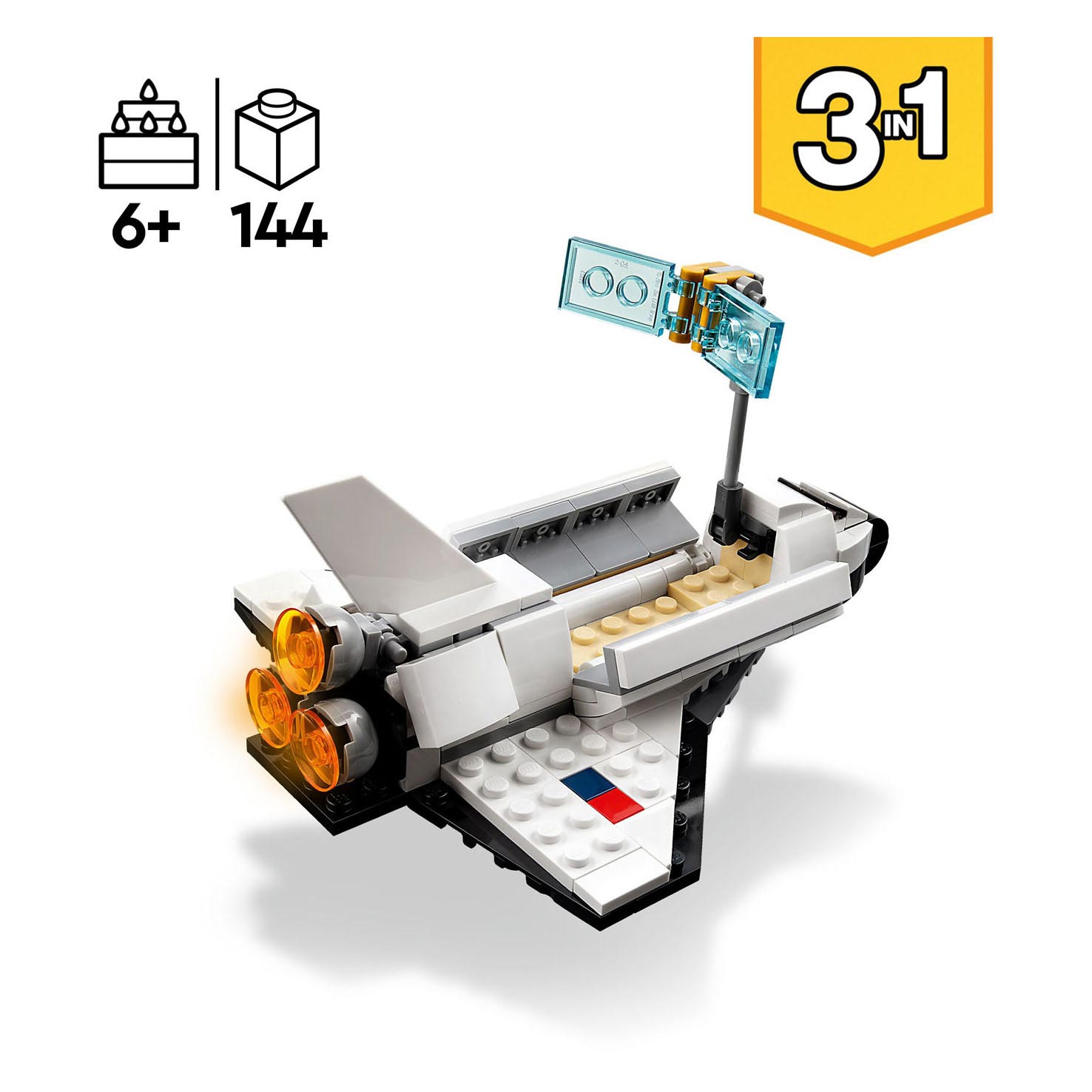 Lego creator 31134 3in1 space shuttle