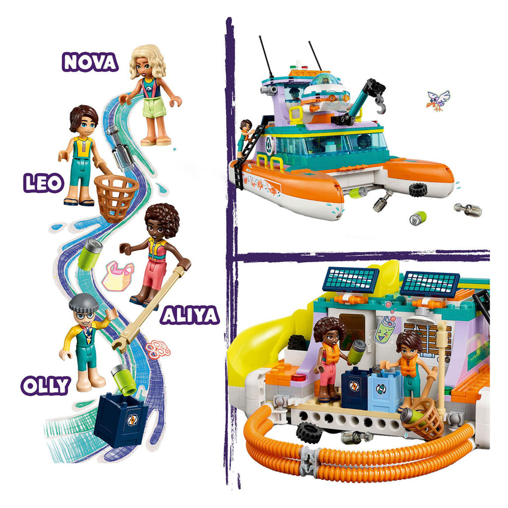 Lego friends - reddingsboot op zee constructiespeelgoed (41734)