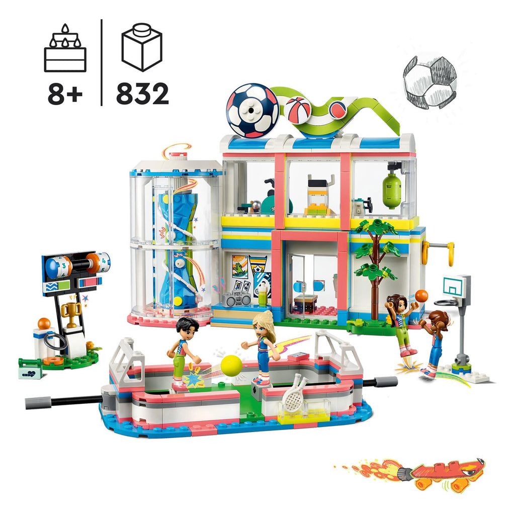 Lego friends - sportcentrum constructiespeelgoed (41744)
