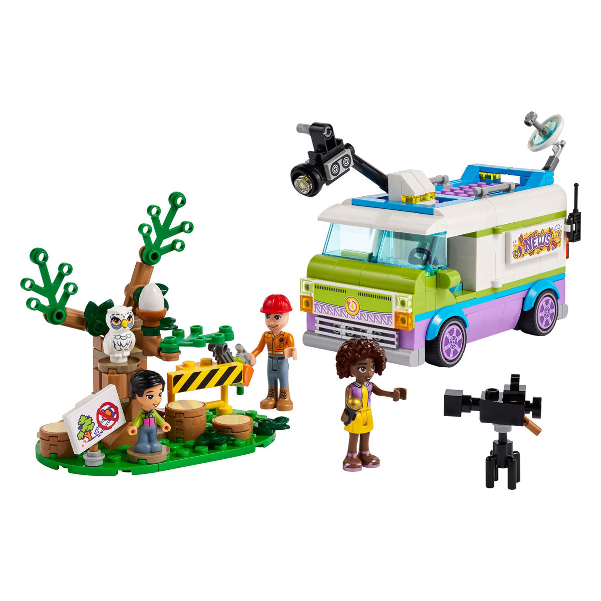 Lego friends - nieuwsbusje constructiespeelgoed (41749)