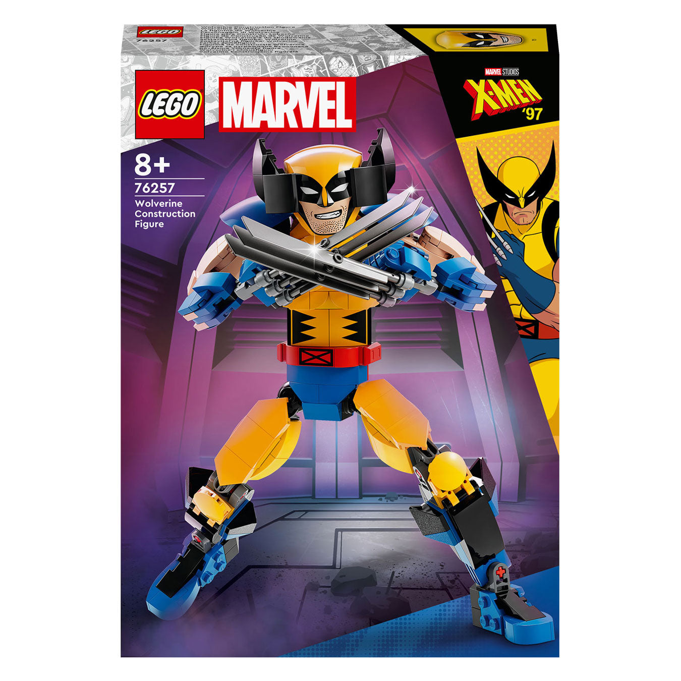 Lego marvel - wolverine bouwfiguur constructiespeelgoed (76257)
