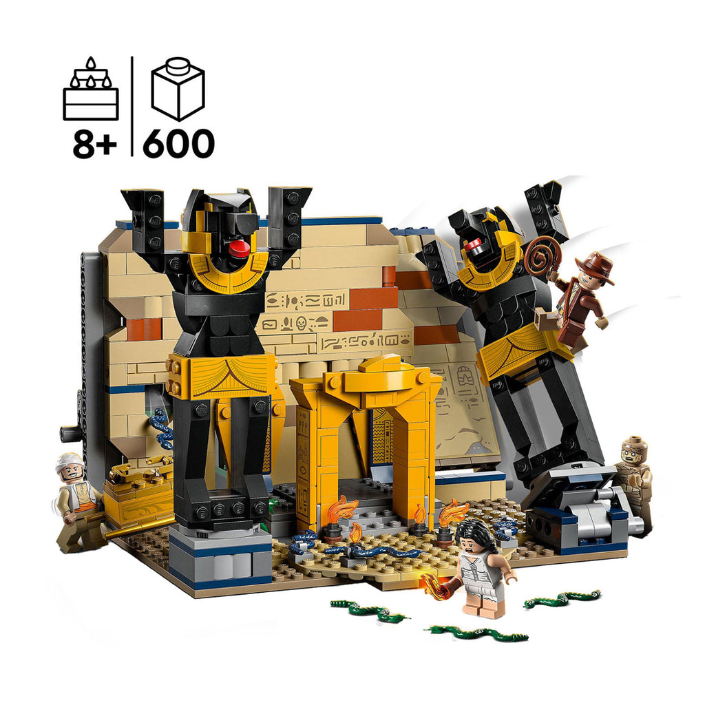 Lego indiana jones - ontsnapping uit de verborgen tombe constructiespeelgoed (77013)