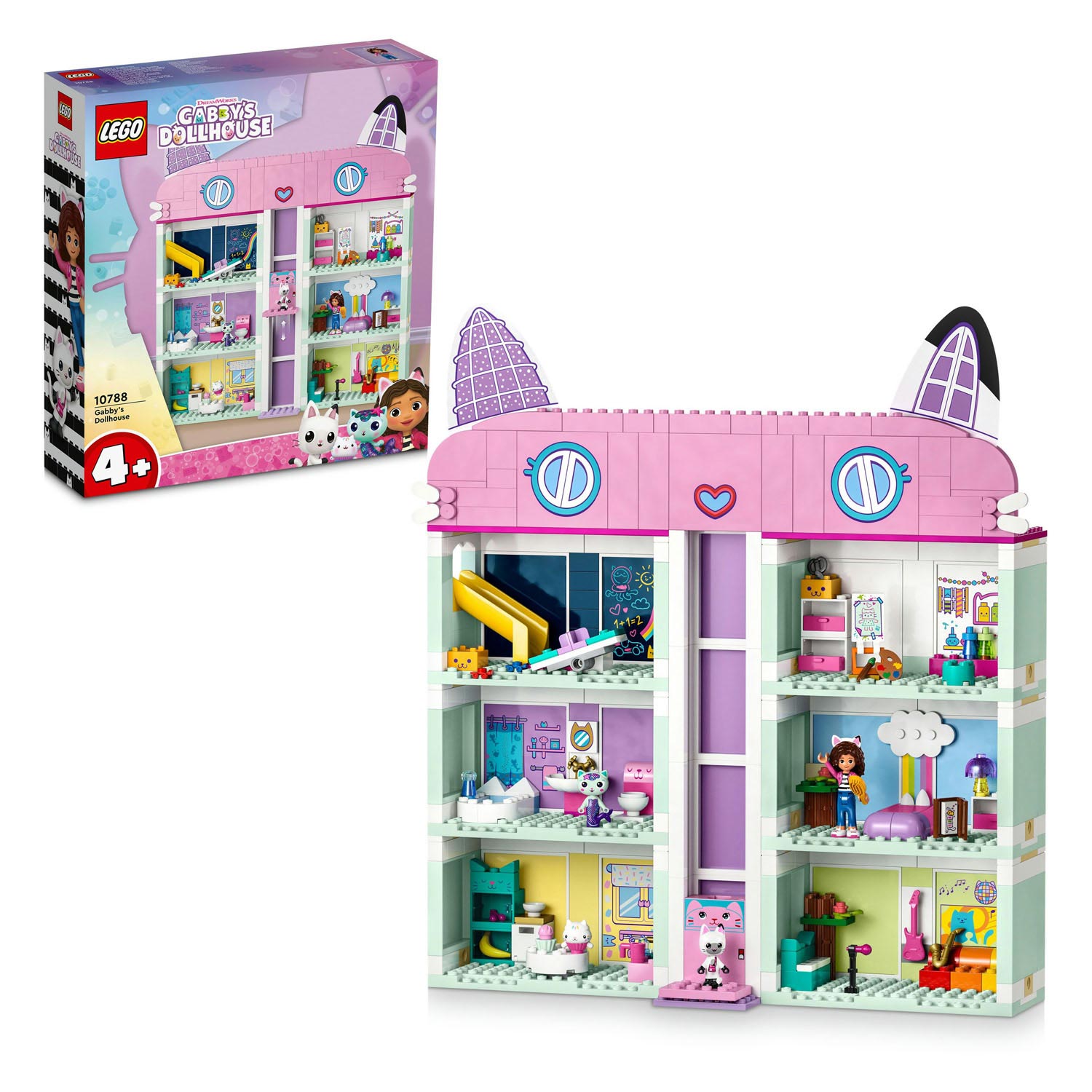 Lego gabby's poppenhuis - gabby's poppenhuis constructiespeelgoed (10788)