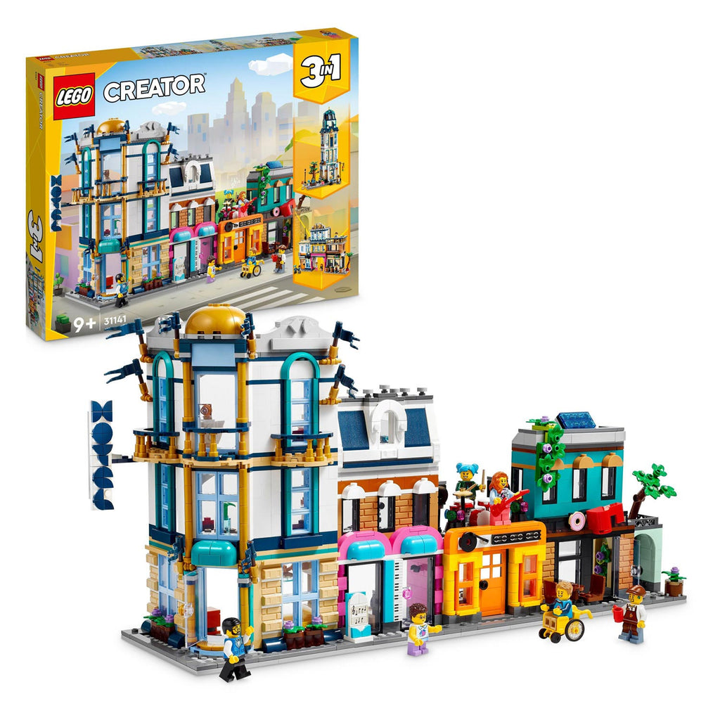 Lego creator 3-in-1 - hoofdstraat constructiespeelgoed (31141)