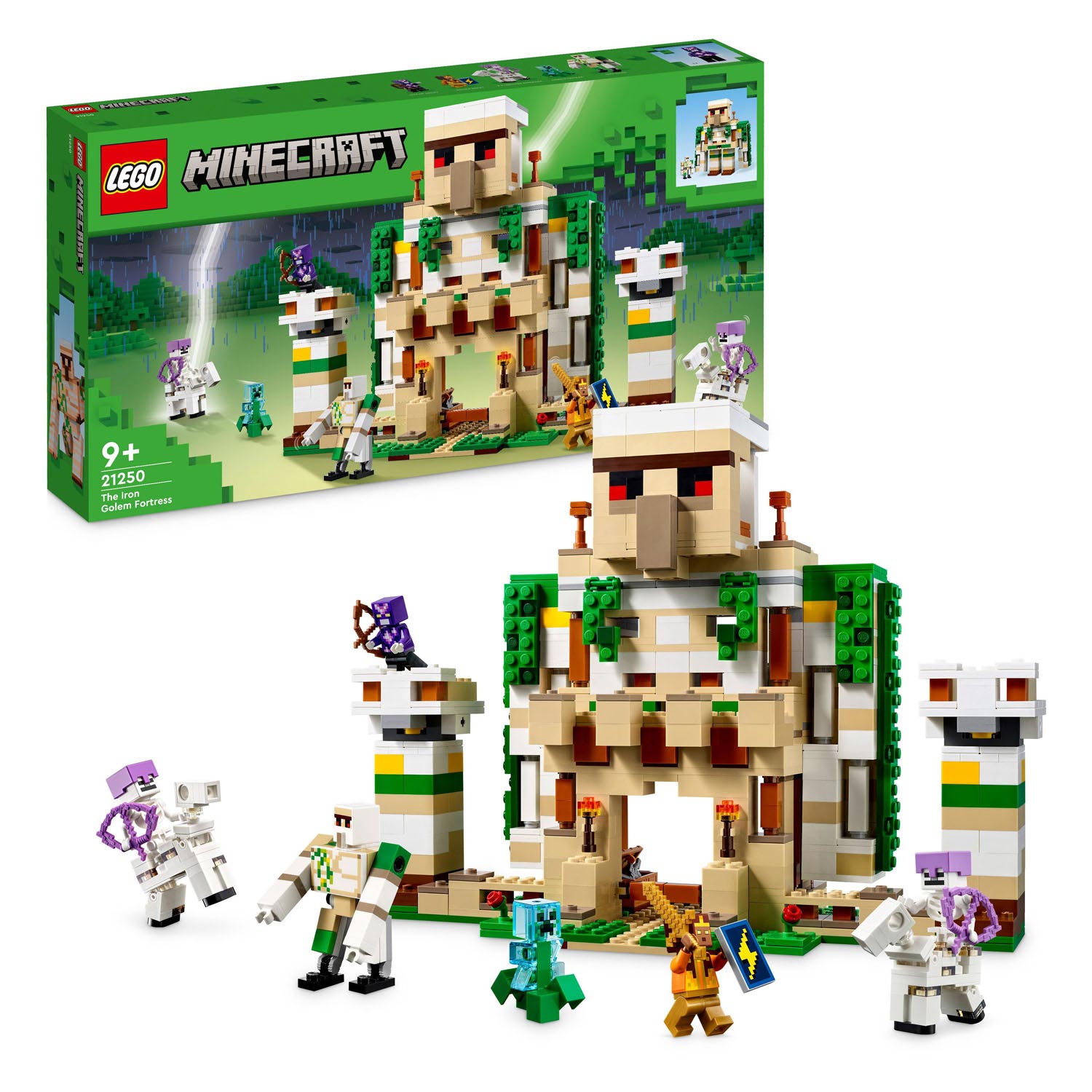 Lego Minecraft 21250 Het IJzergolemfort