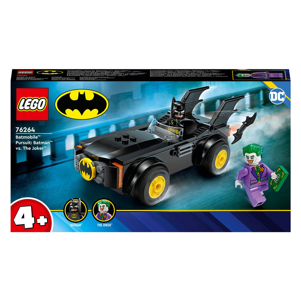 Lego dc super heroes - batmobile achtervolging: batman vs. the joker constructiespeelgoed (76264)