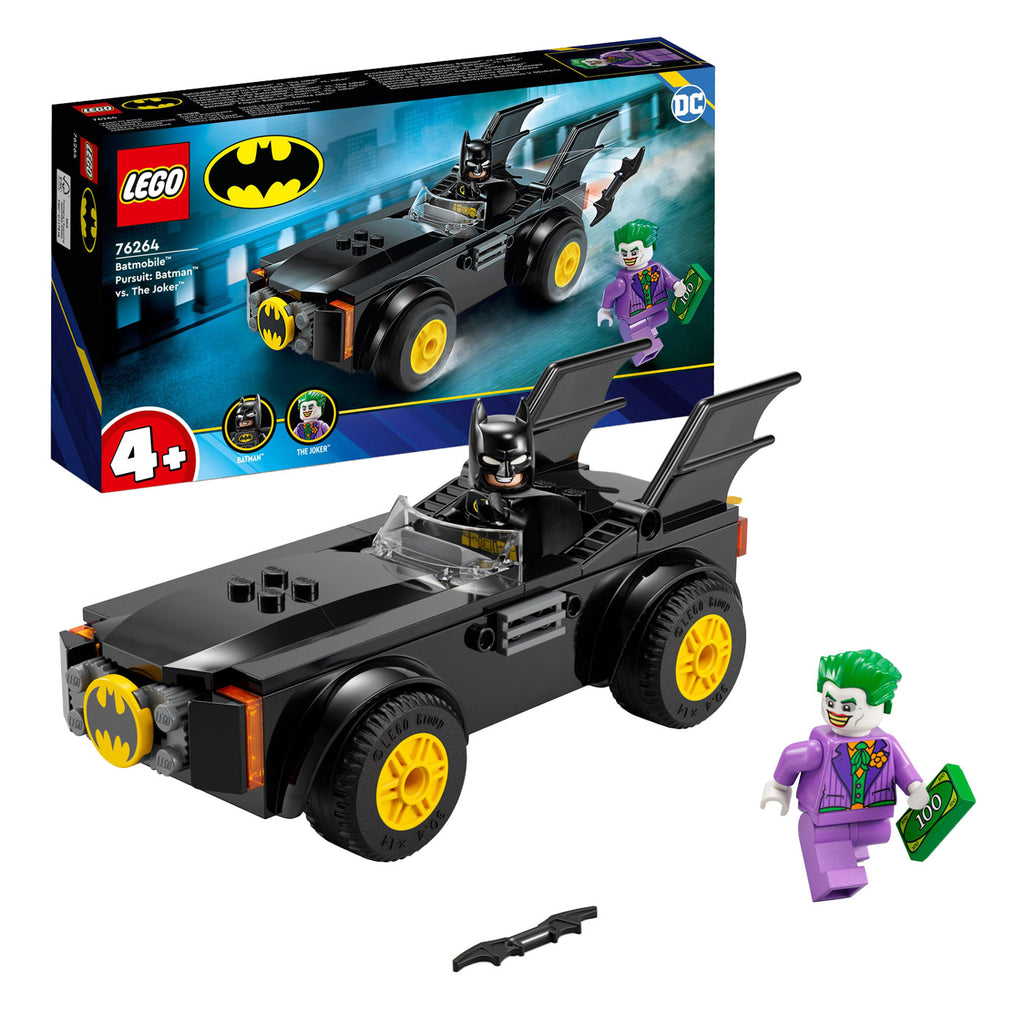 Lego dc super heroes - batmobile achtervolging: batman vs. the joker constructiespeelgoed (76264)