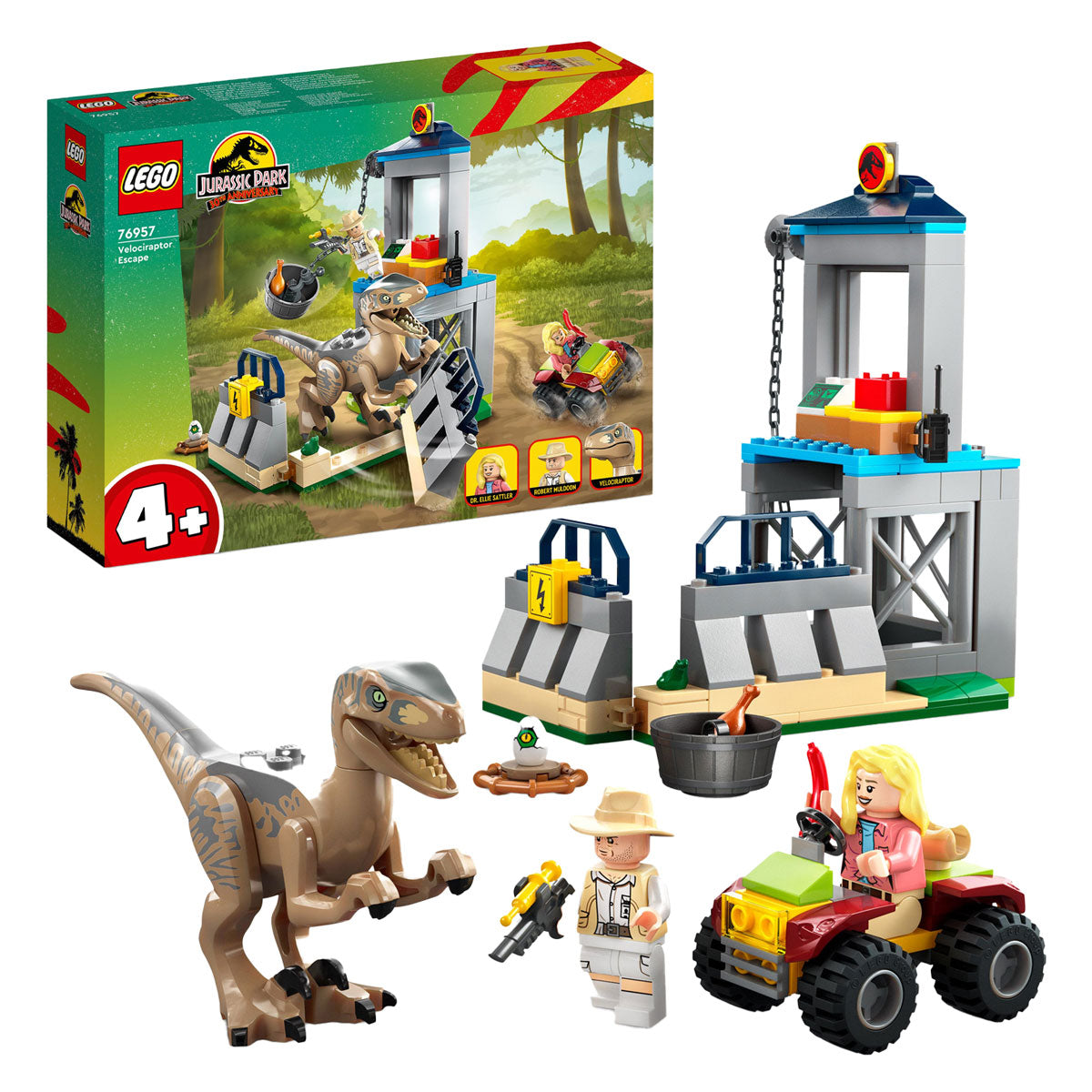Lego Jurassic World 76957 Velociraptor Ontsnapping