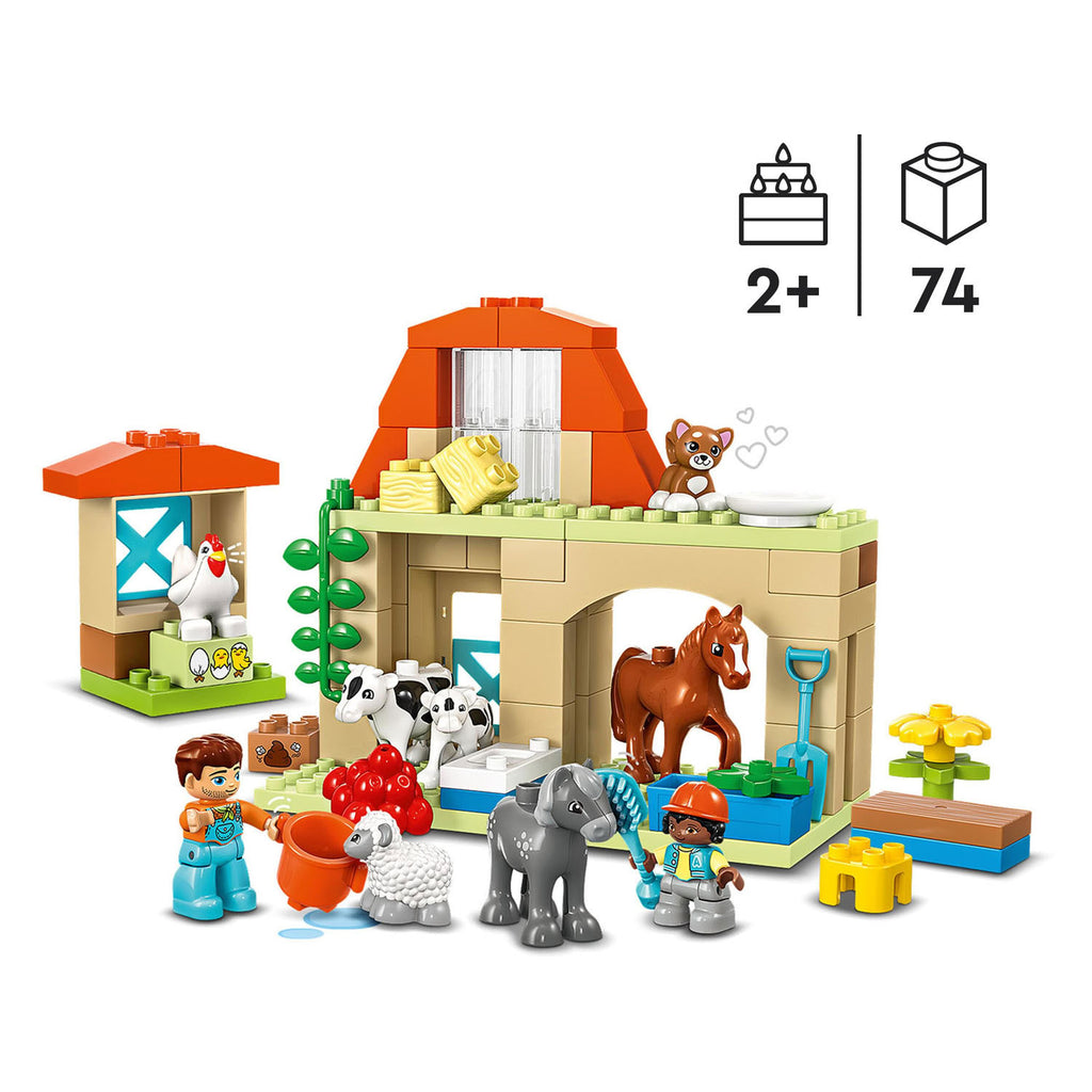 Lego duplo town 10416 dieren verzorgen op de boerderij