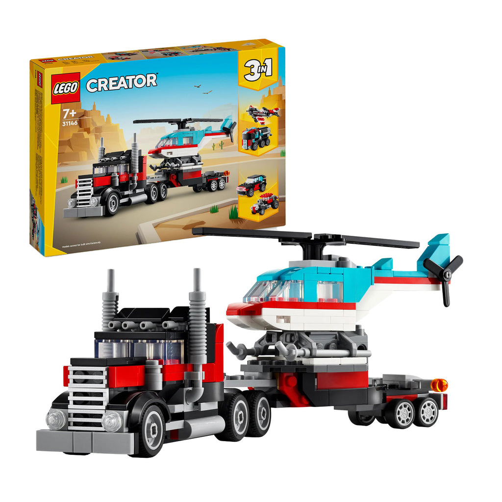 Lego creator 31146 truck met helikopter