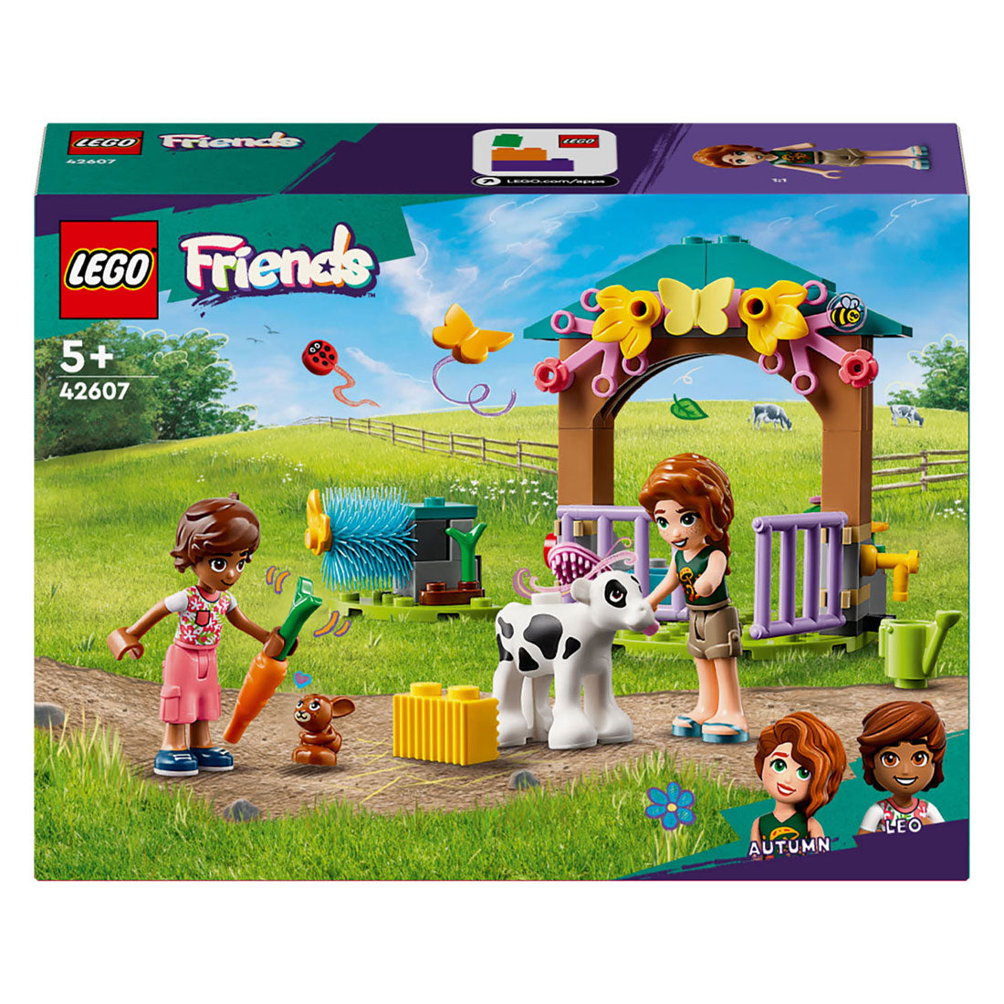 Lego friends autumns schuur met kalfje