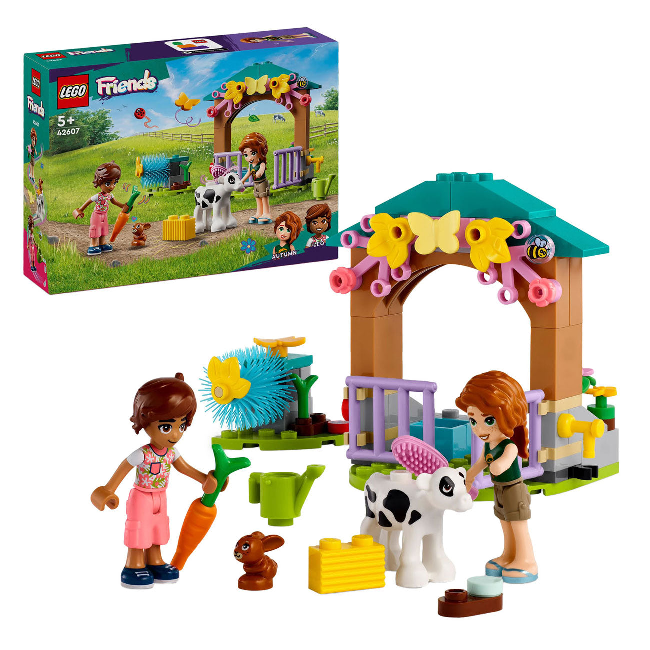 Lego friends autumns schuur met kalfje