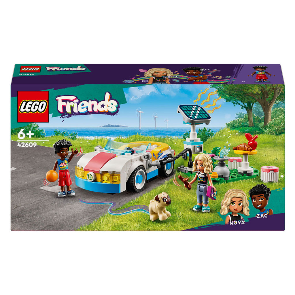 Lego friends electrische auto met oplaad punt 42609