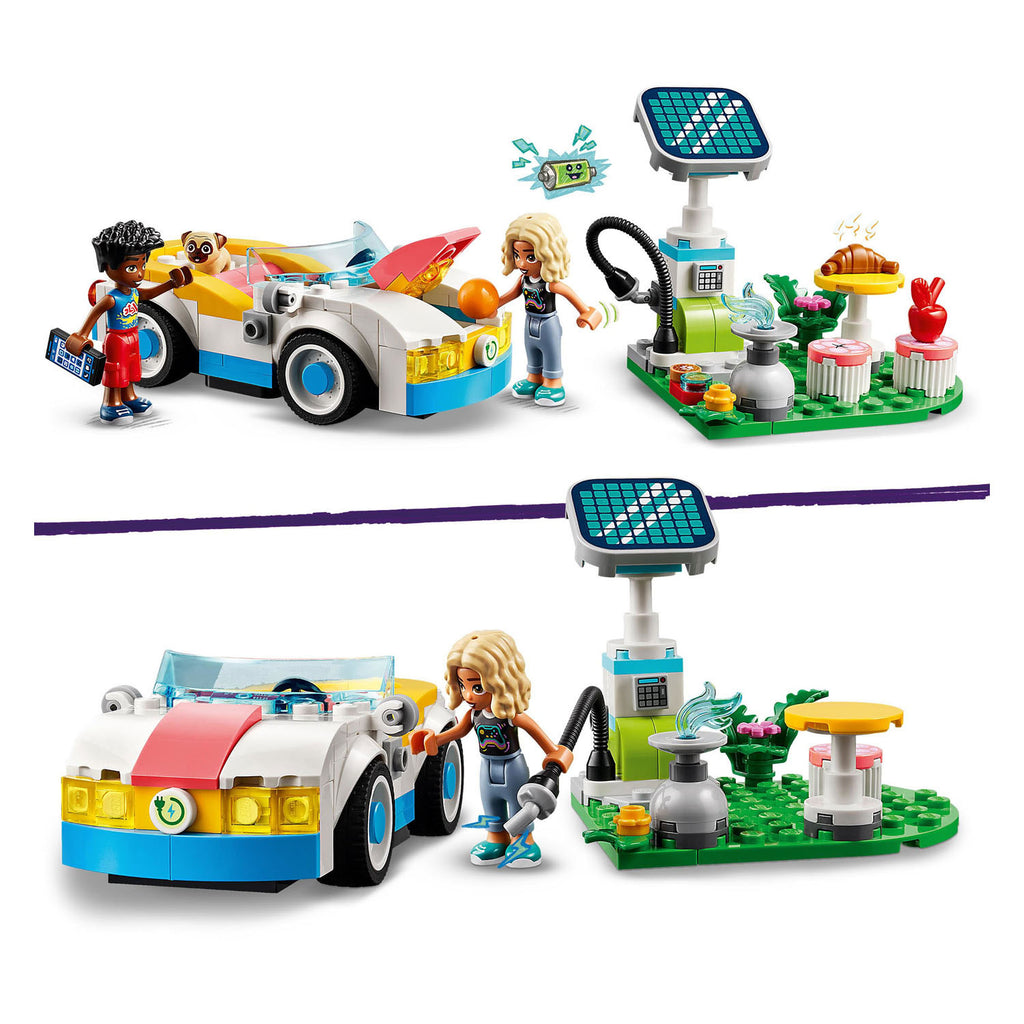 Lego friends electrische auto met oplaad punt 42609