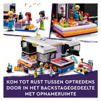 Lego friends - toerbus van popster constructiespeelgoed (42619)