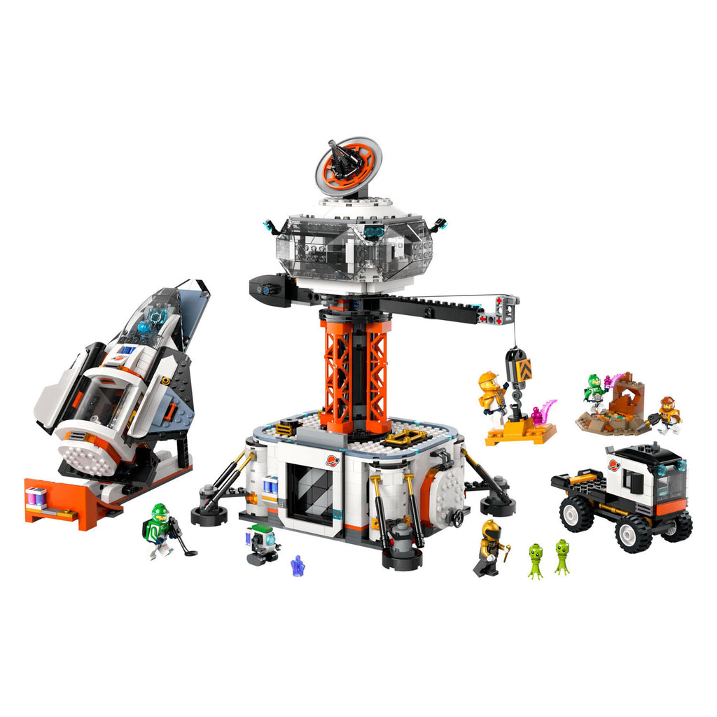 Lego city - ruimtebasis en raketlanceringsplatform constructiespeelgoed (60434)