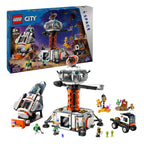 Lego city - ruimtebasis en raketlanceringsplatform constructiespeelgoed (60434)