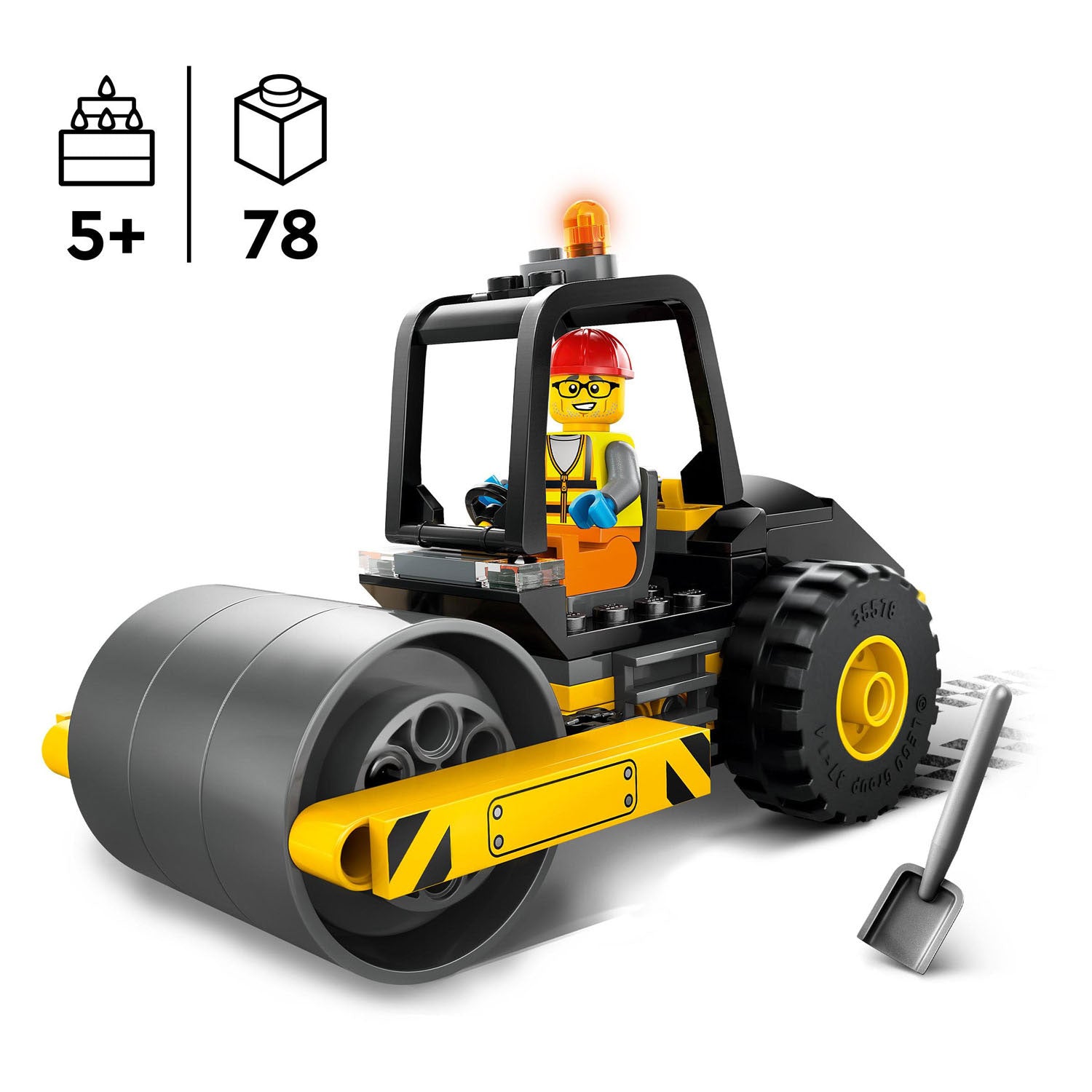 Lego city constructie stoomwals 60401