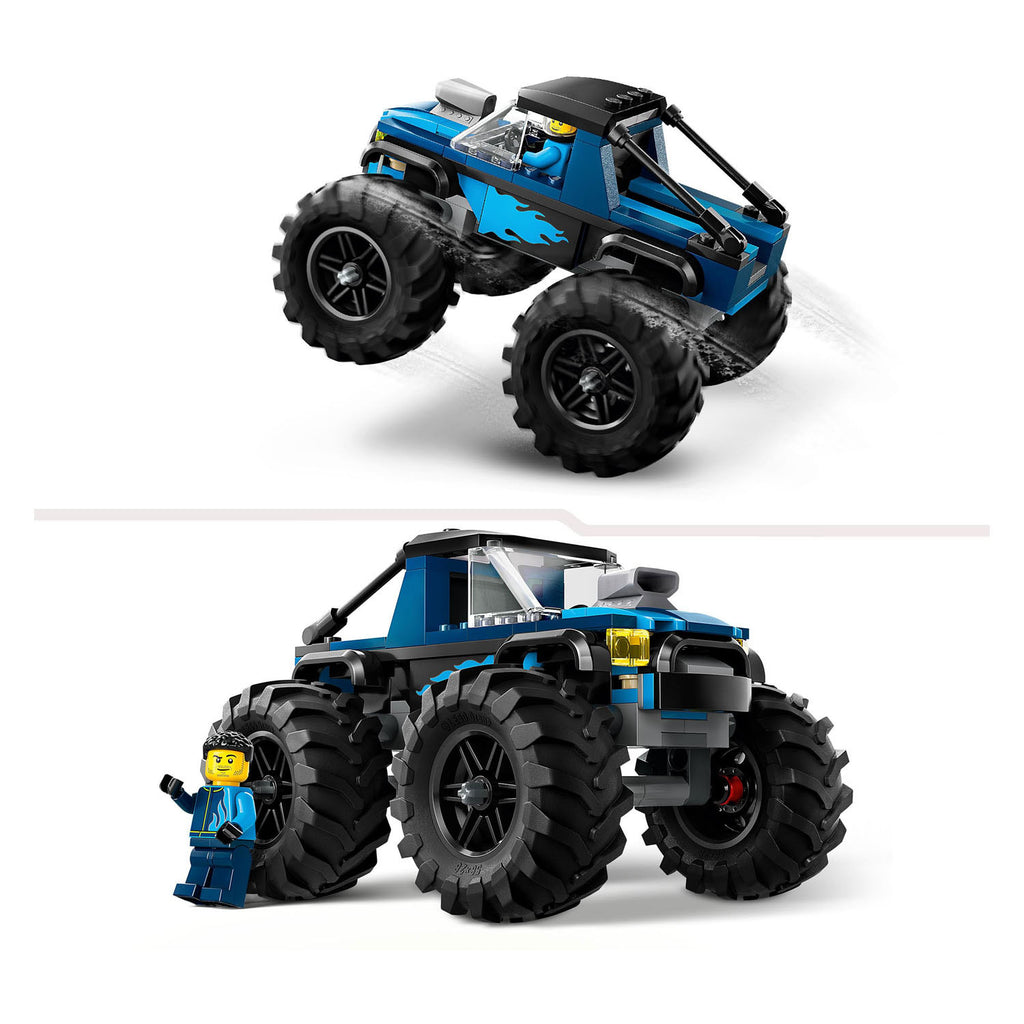 Lego city - blauwe monstertruck constructiespeelgoed (60402)