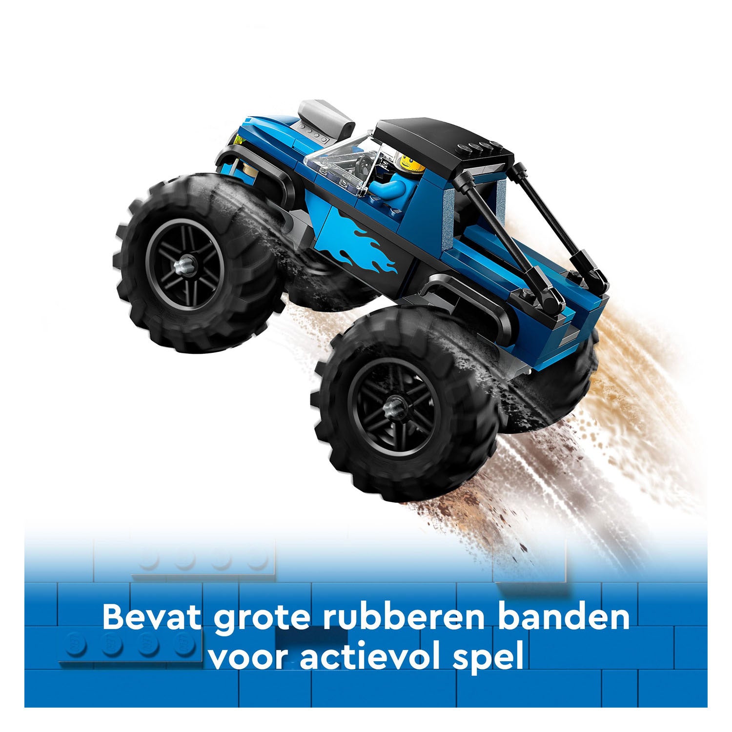 Lego city - blauwe monstertruck constructiespeelgoed (60402)