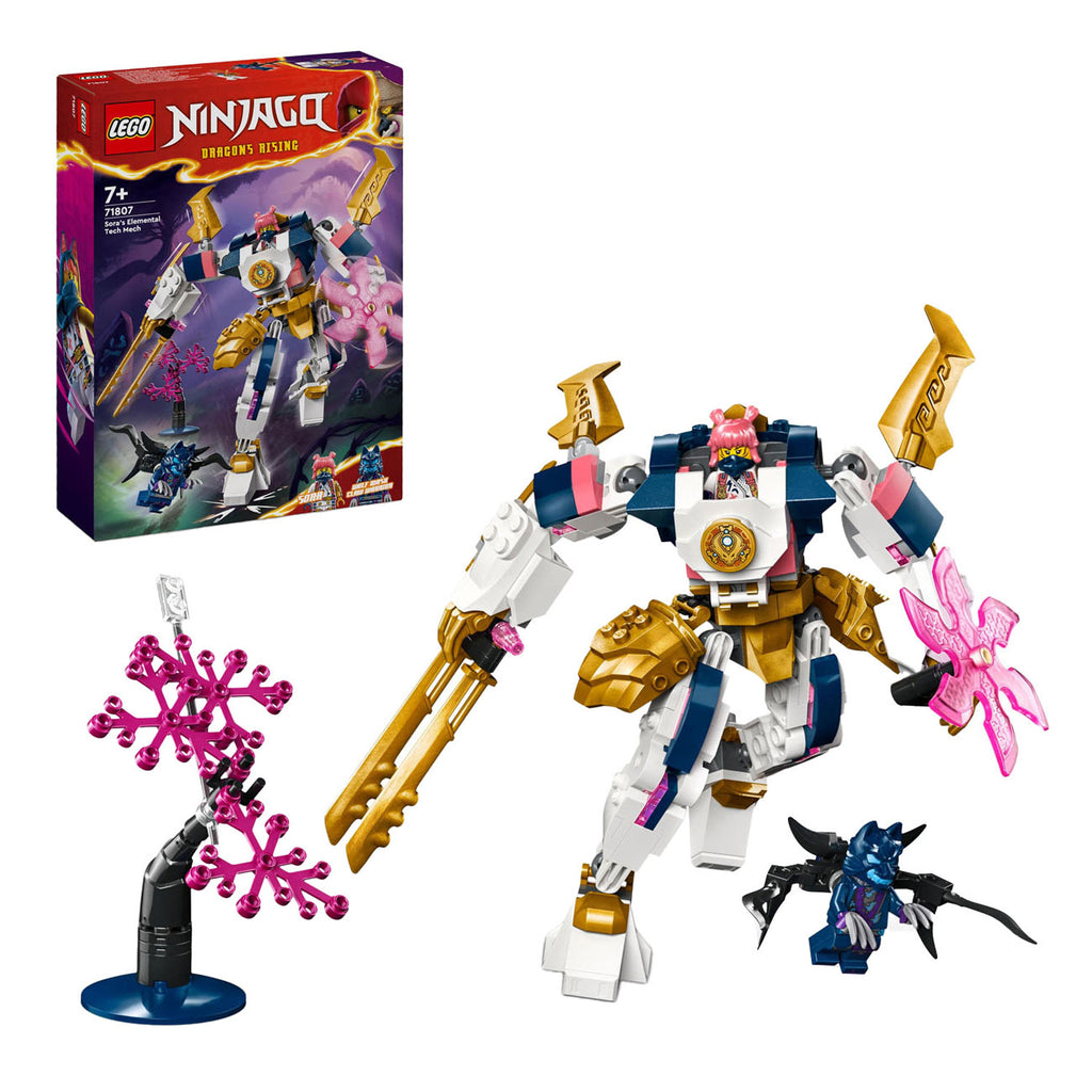 Lego ninjago - sora's elementaire techmecha constructiespeelgoed (71807)
