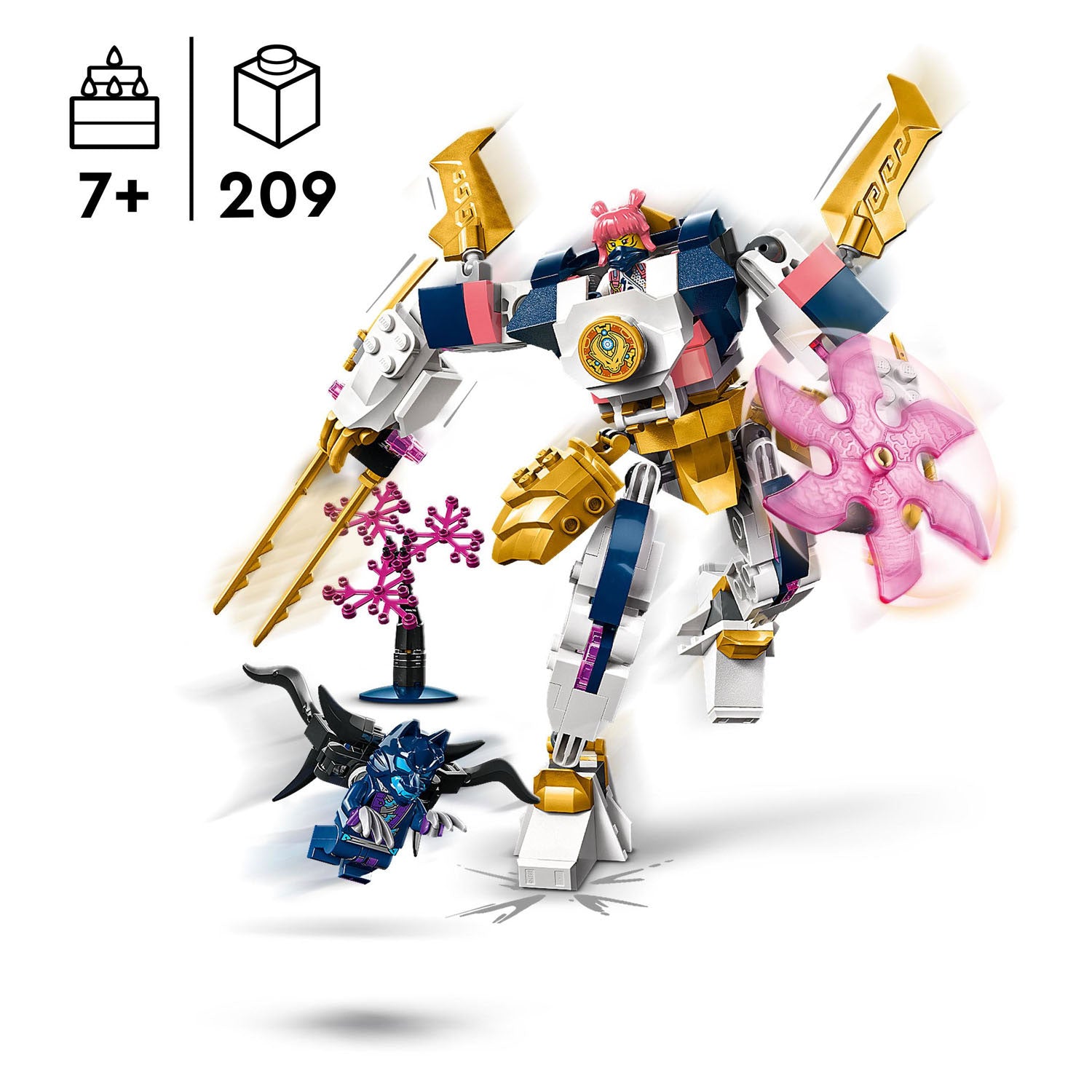 Lego ninjago - sora's elementaire techmecha constructiespeelgoed (71807)