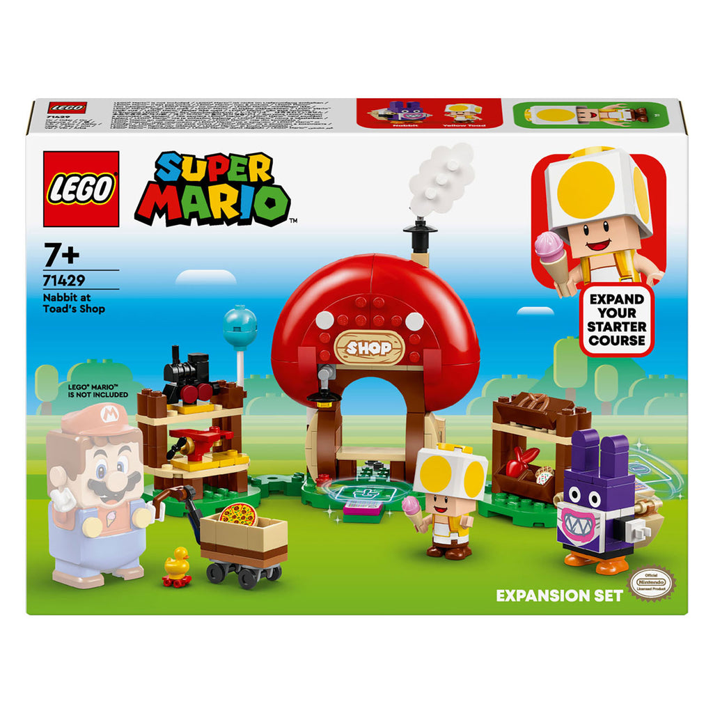 Lego 71429 super mario nabbit at toad's shop