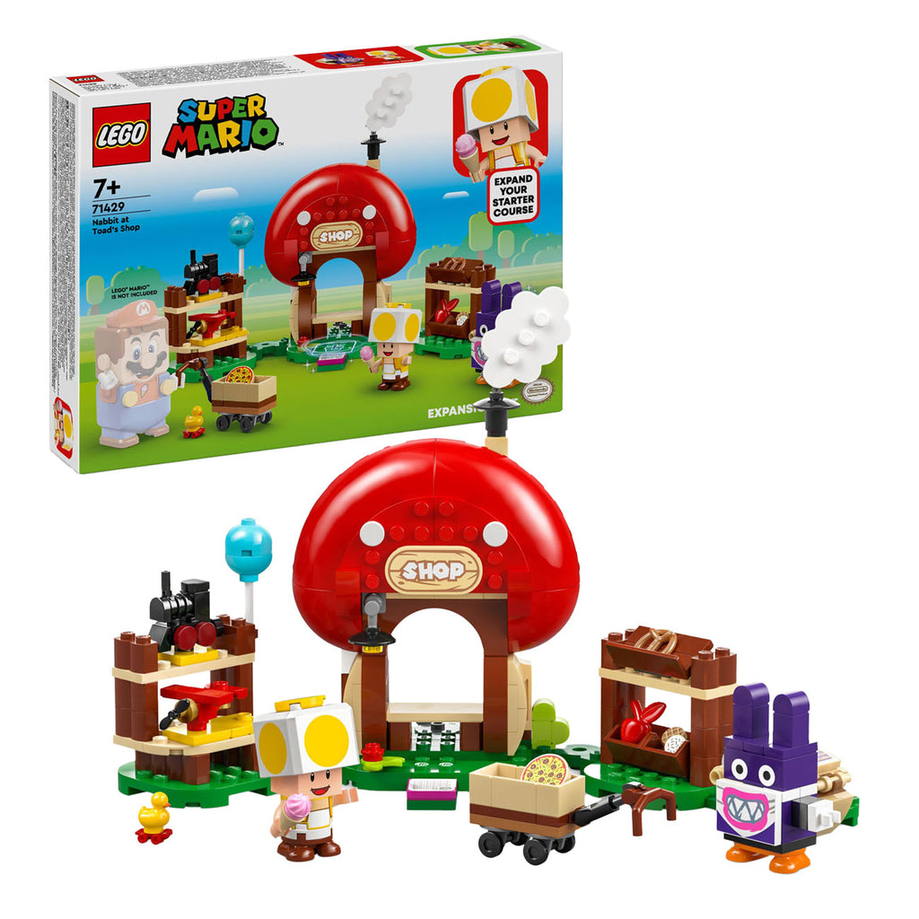 Lego 71429 super mario nabbit at toad's shop