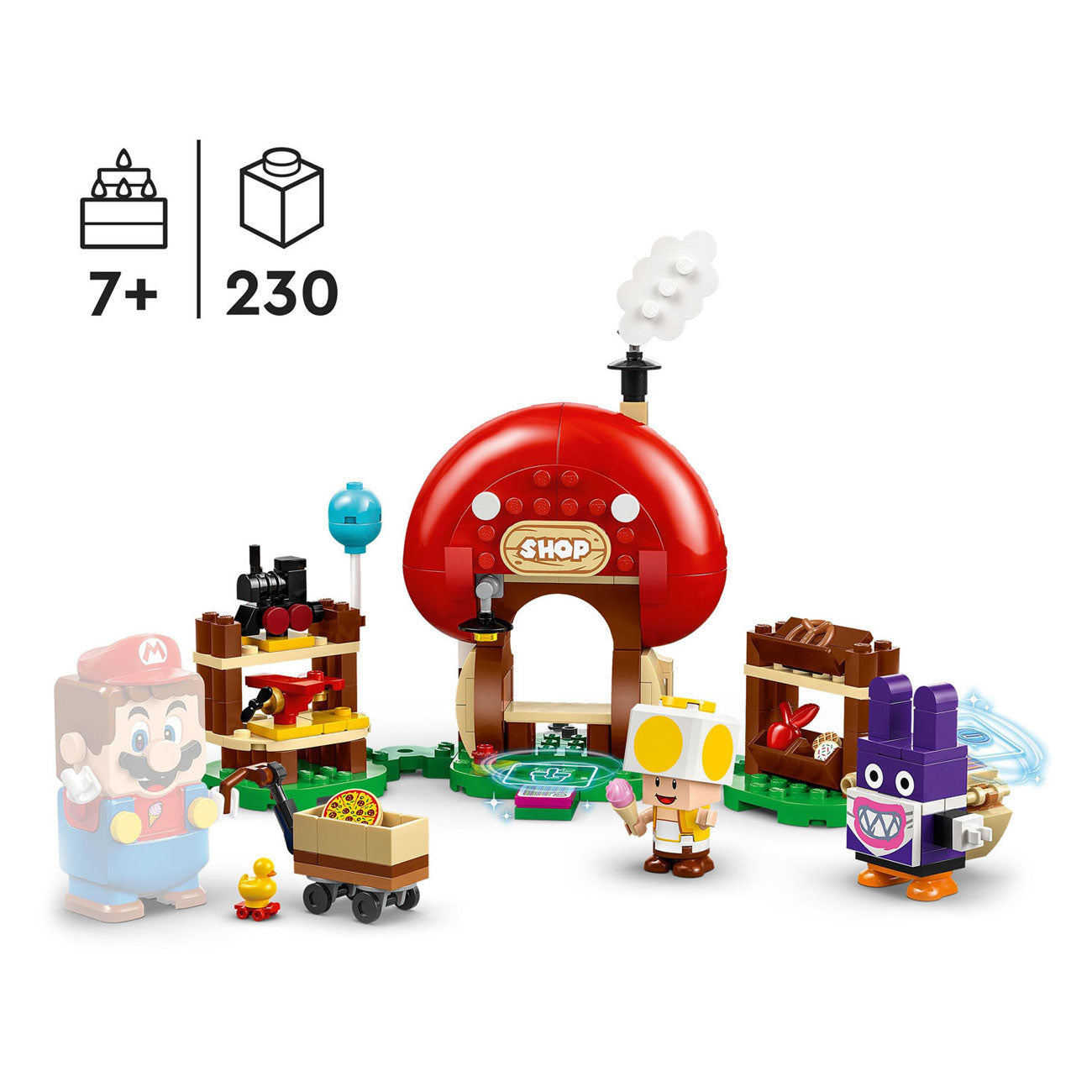 Lego 71429 super mario nabbit at toad's shop